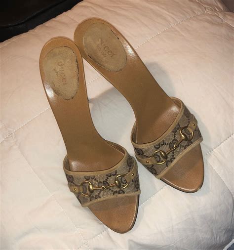 i have a vintage gucci heels with cowrie shells|Gucci Vintage Heels .